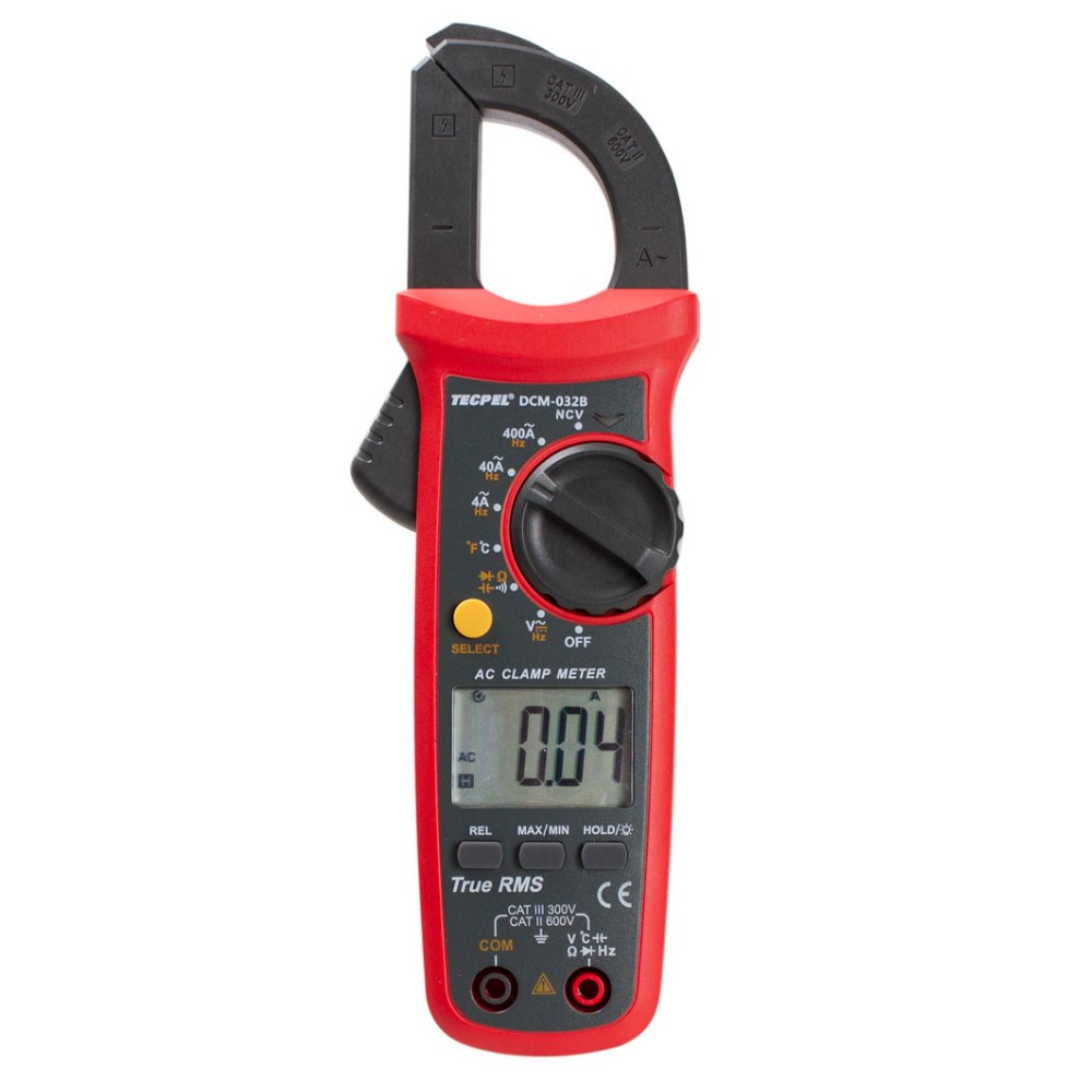 Clamp Meter 3999 Counts 
400A AC/DC Amp with 40M Ohm DCM-032B